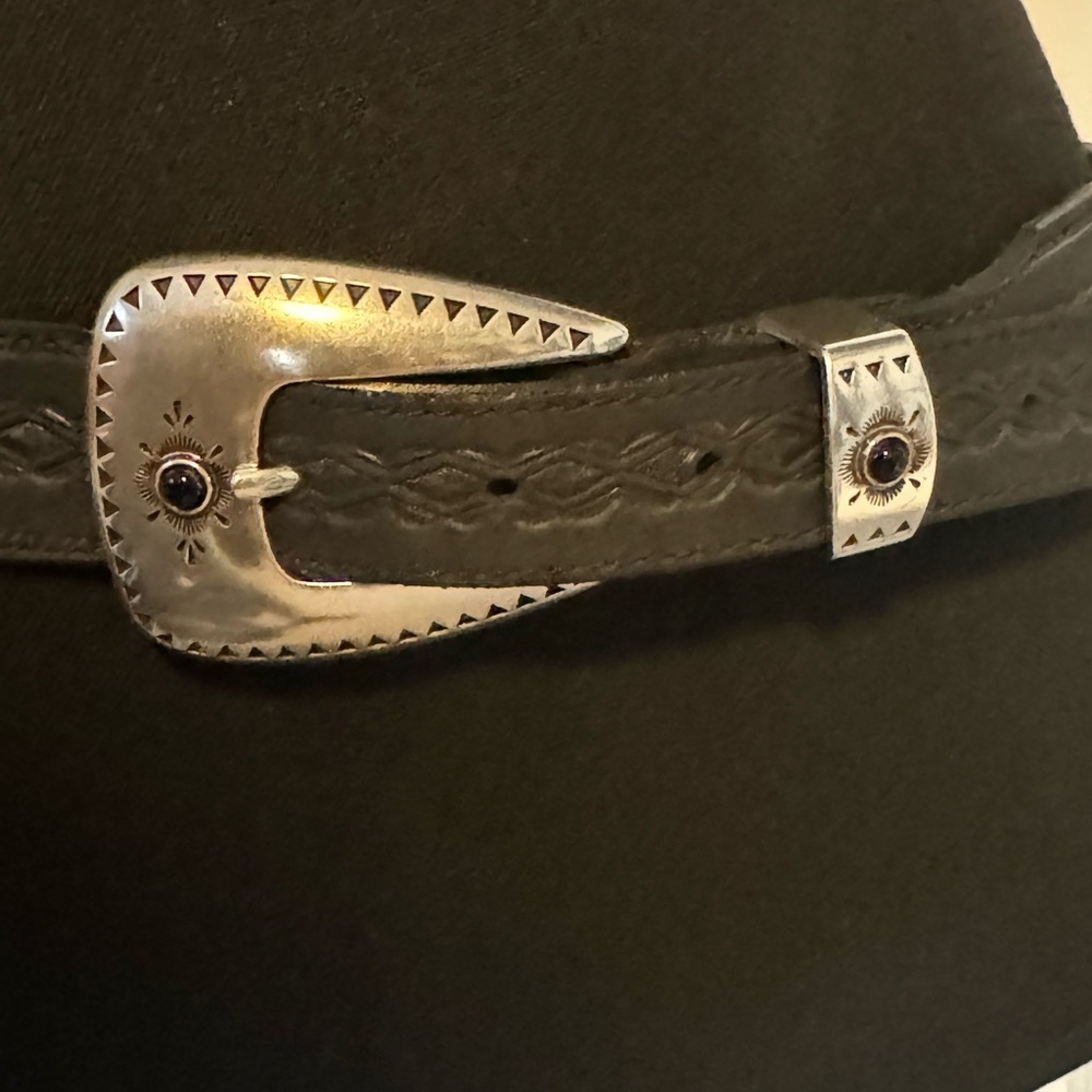 Women’s Western Belt BLACK/SILVER Tony Lama size Medium
